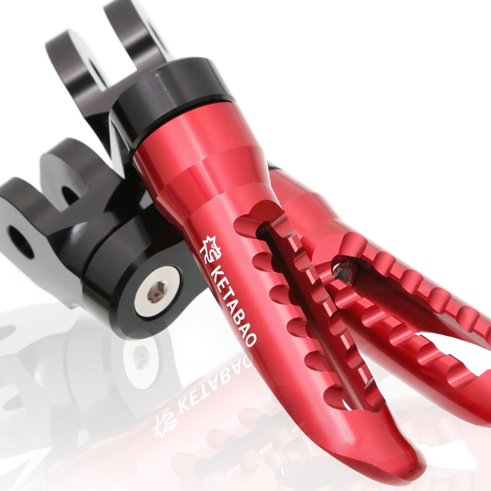 BOB 1.5 inch Lower Front Foot Pegs Red For ZX-6R 6RR Ninja 03-07 08 09 10 11