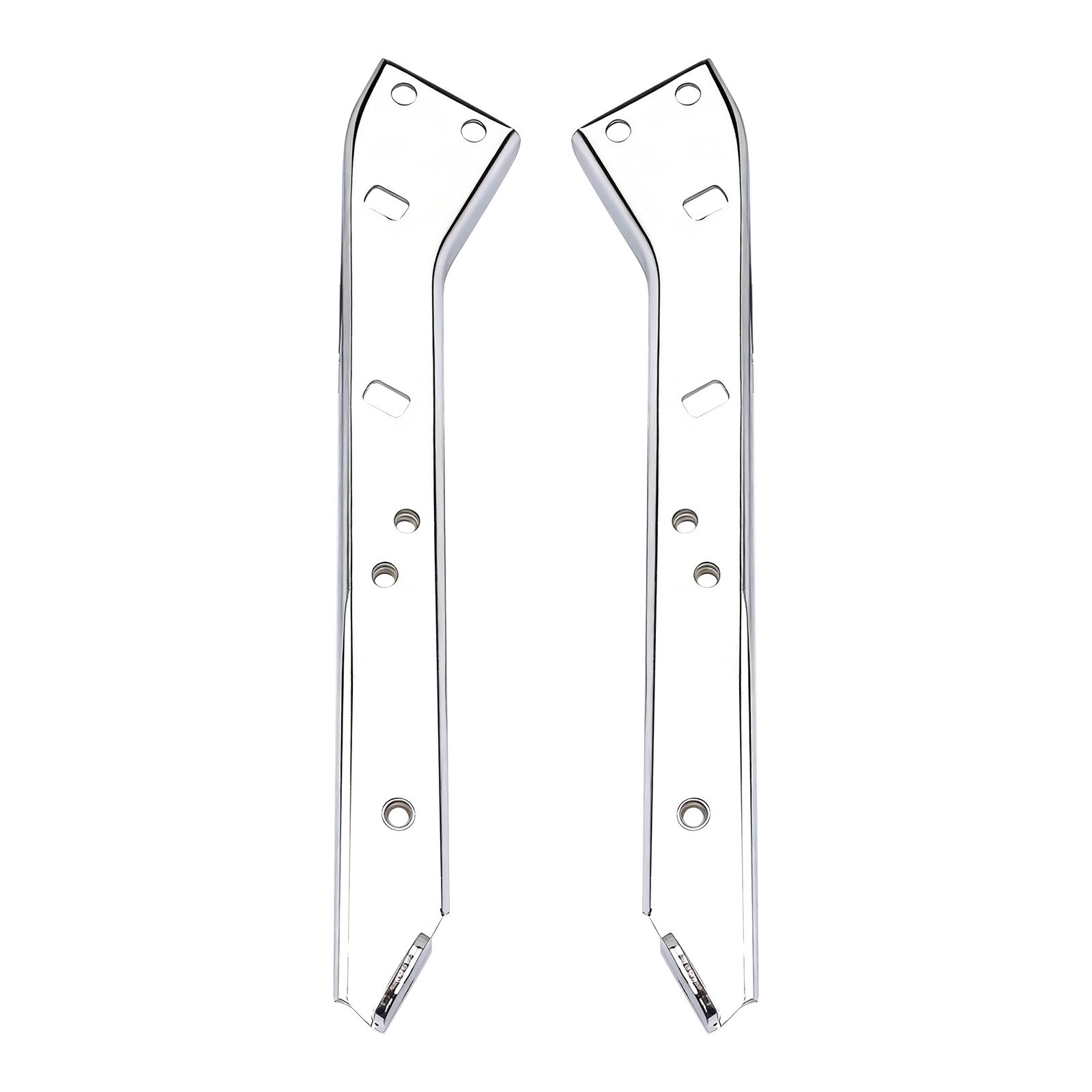 Chrome Saddlebag Rail Support Bracket For Touring Road Electra Glide 1985-2008