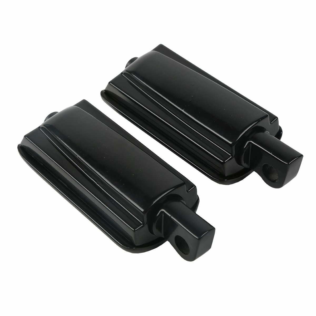 Rear Passenger Foot Pegs Rest Pedal Footpeg Black For Harley Davidson Motorcycle