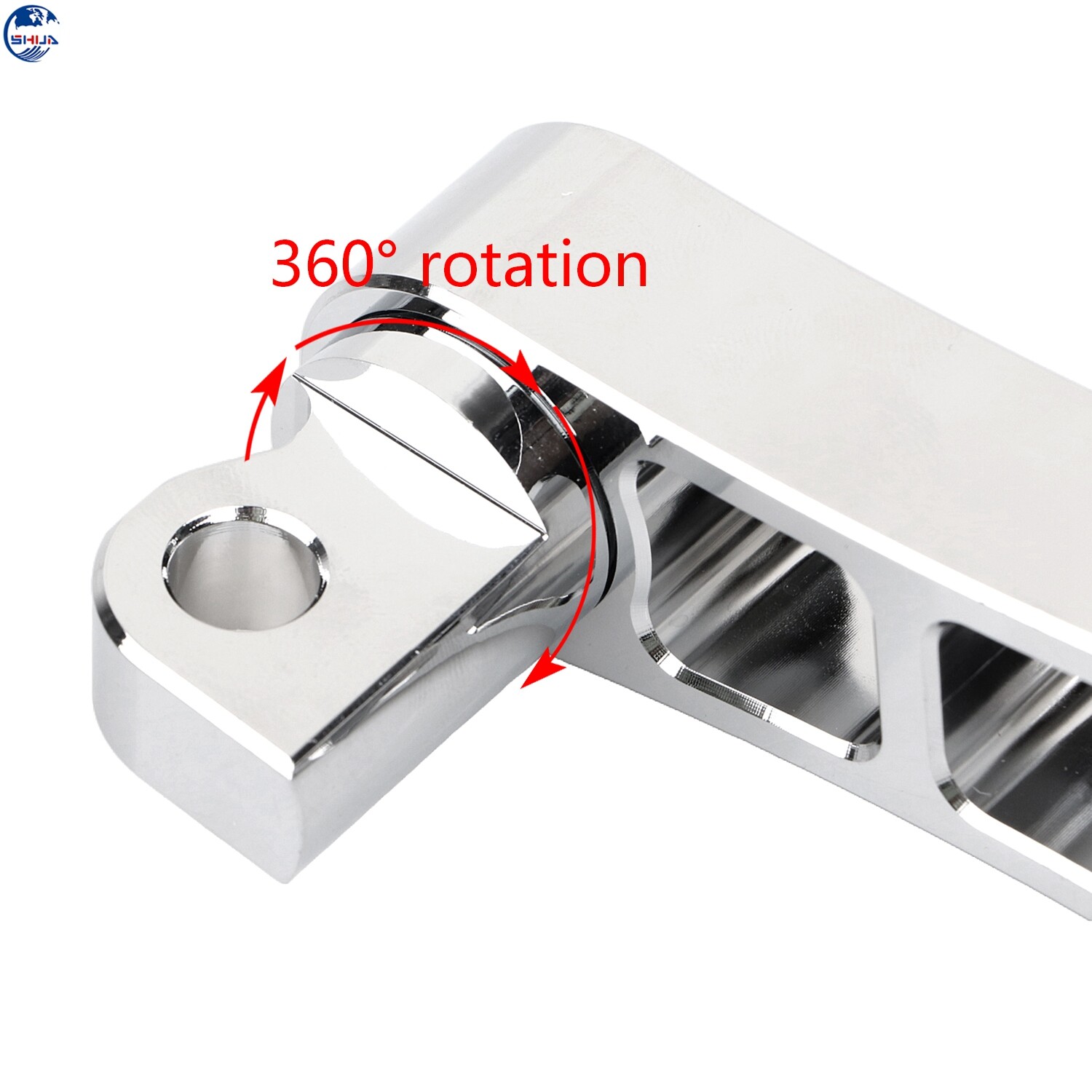 Chrome Foot Peg Male Mount Extensions For Harley Sportster XL 883 1200 Road King