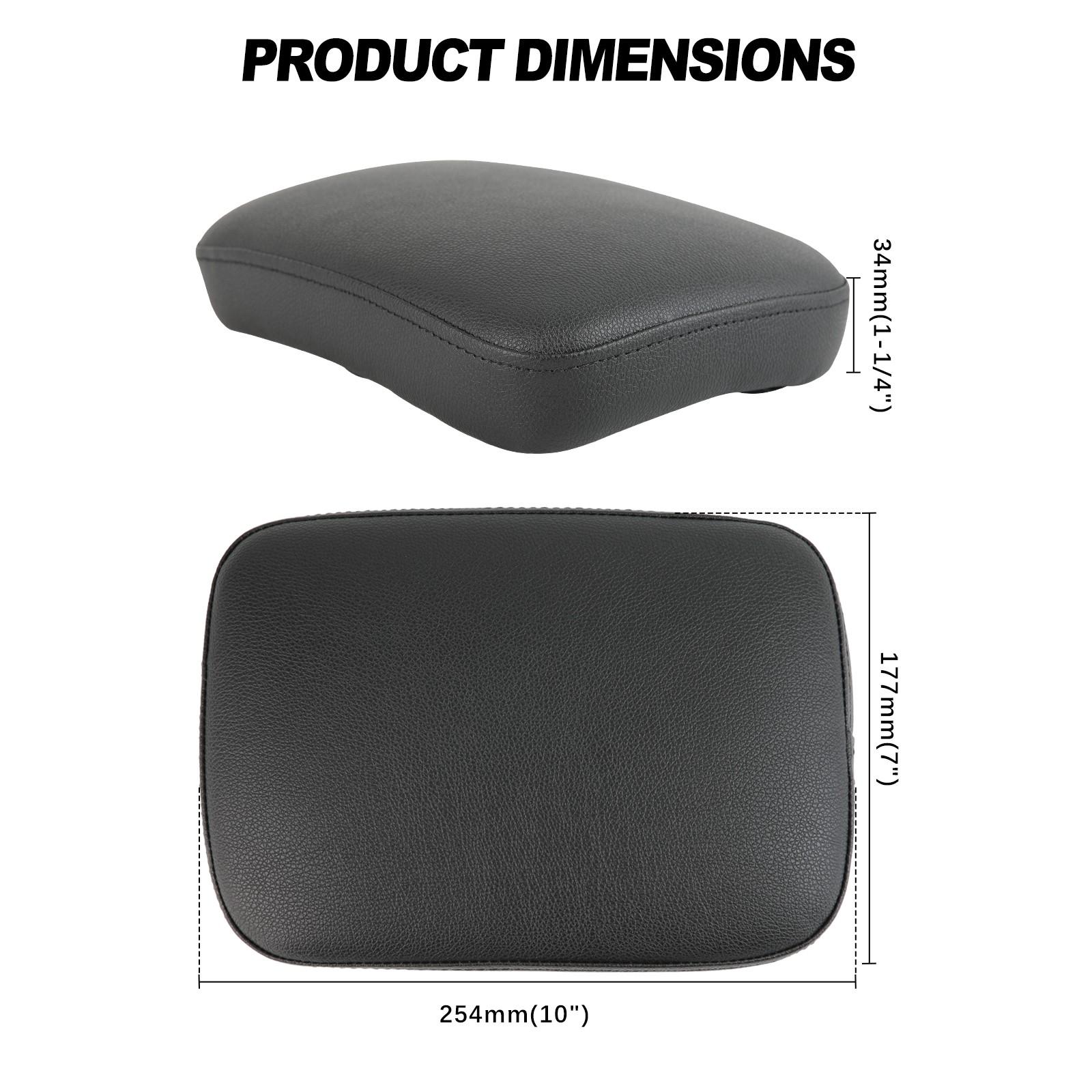 Passenger Pillion Seat Pad 8 Suction Cups For American Ironhorse Texas Chopper
