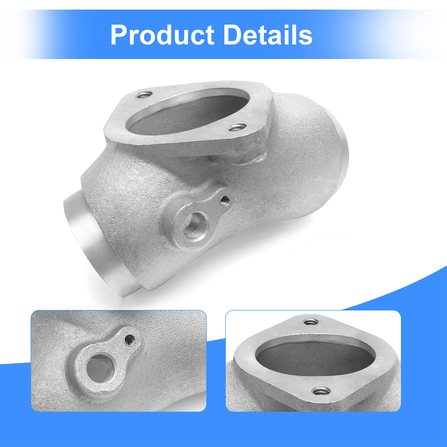 Intake Manifold Rubber Flange Adapter Kit HS42/061-45TC For Harley-Davidson Twin