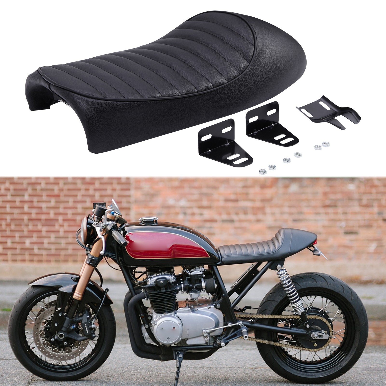 For Honda CB400 CB500 CB550 CB650 CB750 Motorcycle Cafe Racer Seat Hump Saddle