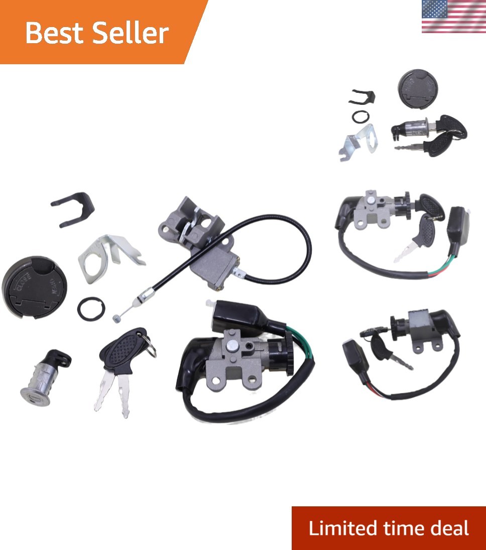 Reliable GY6 Ignition Switch with Keys for Various Scooter Models – Secure Start