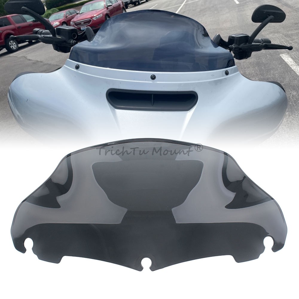 9″ Wave Windshield for Harley Touring Electra Glide Street Ultra Limited 2014-23