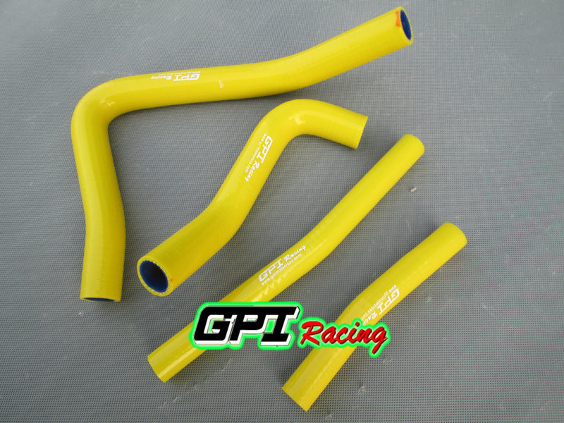 GPI Racing Suzuki RM250 RM 250 1996- 2000 99 00 silicone radiator hose kit yello
