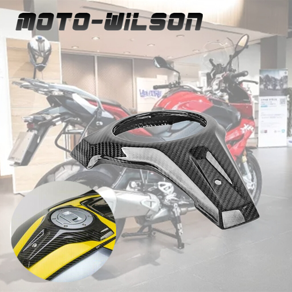 2015-2018 For BMW S1000XR Carbon Fiber Tank Center Cover Fairing Guard Panel Pad