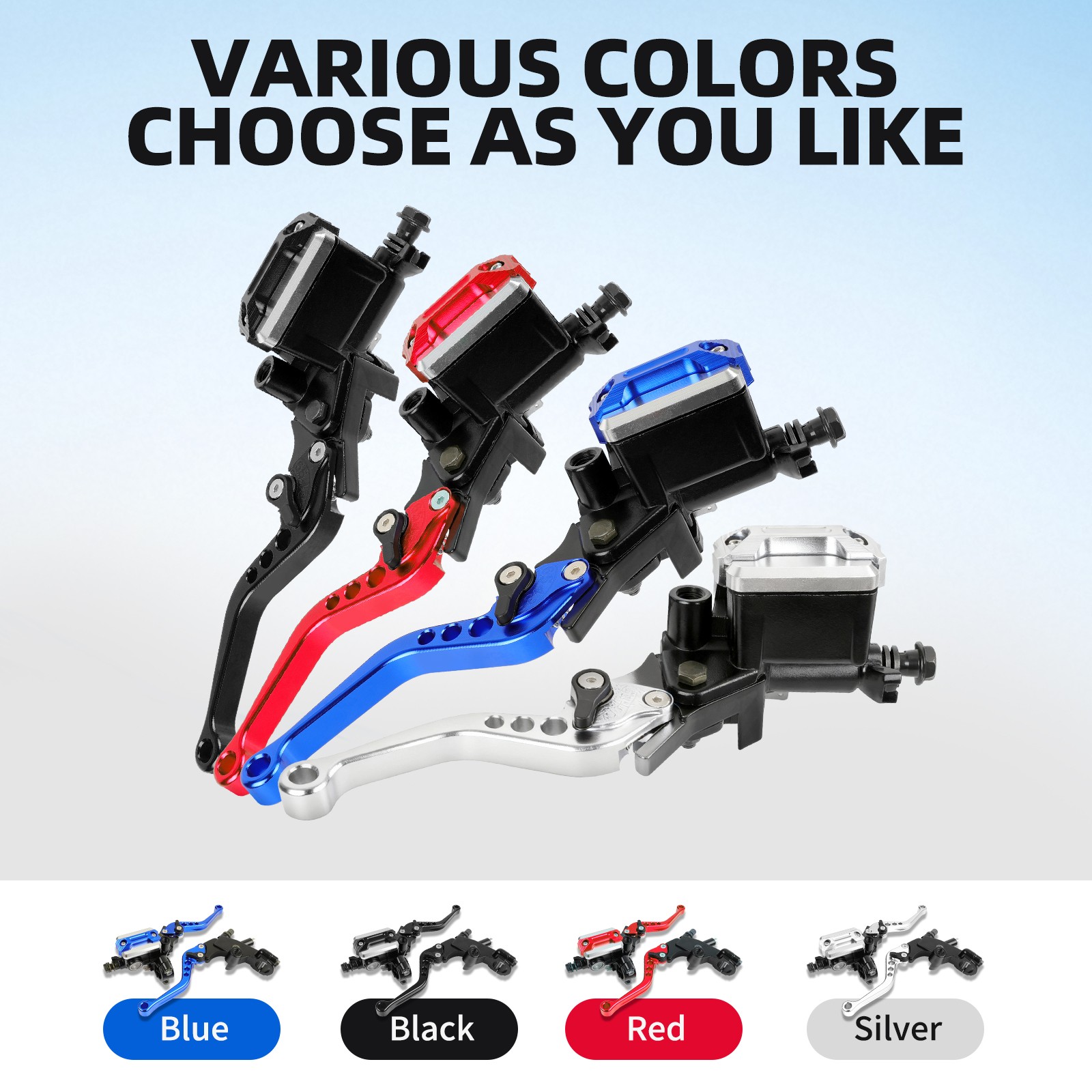 7/8” CNC Brake Clutch Master Cylinder Levers & Hand GripS For Buell XB9S XB12S