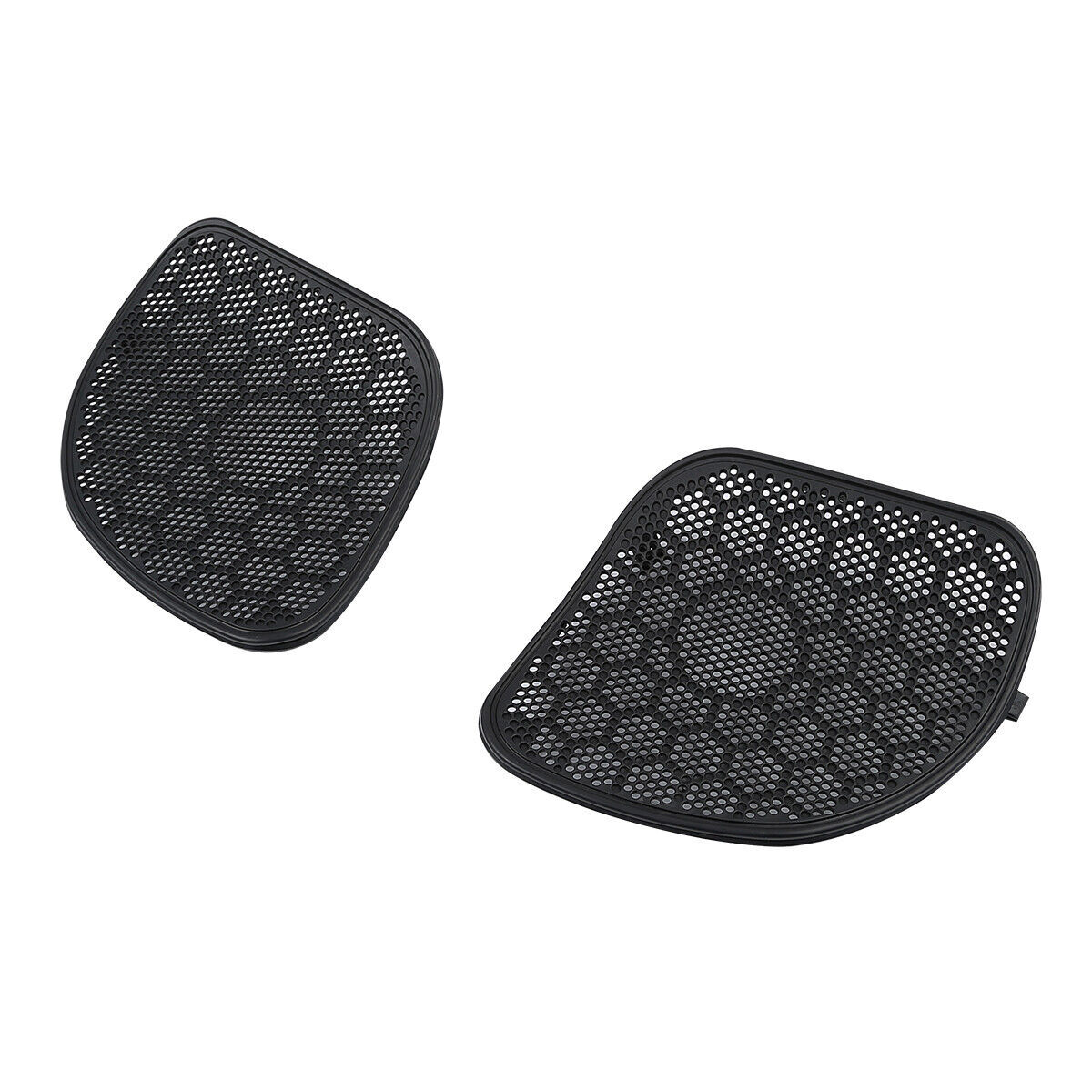 Black Front Fairing Speaker Grilles Mesh Covers Fit For Harley Road Glide 15-23