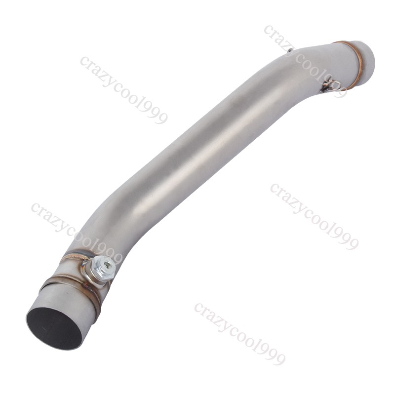 For Kawasaki Ninja ZX6R 2024-2025 Exhaust System Mid Link Pipe Slip On 51mm Tips