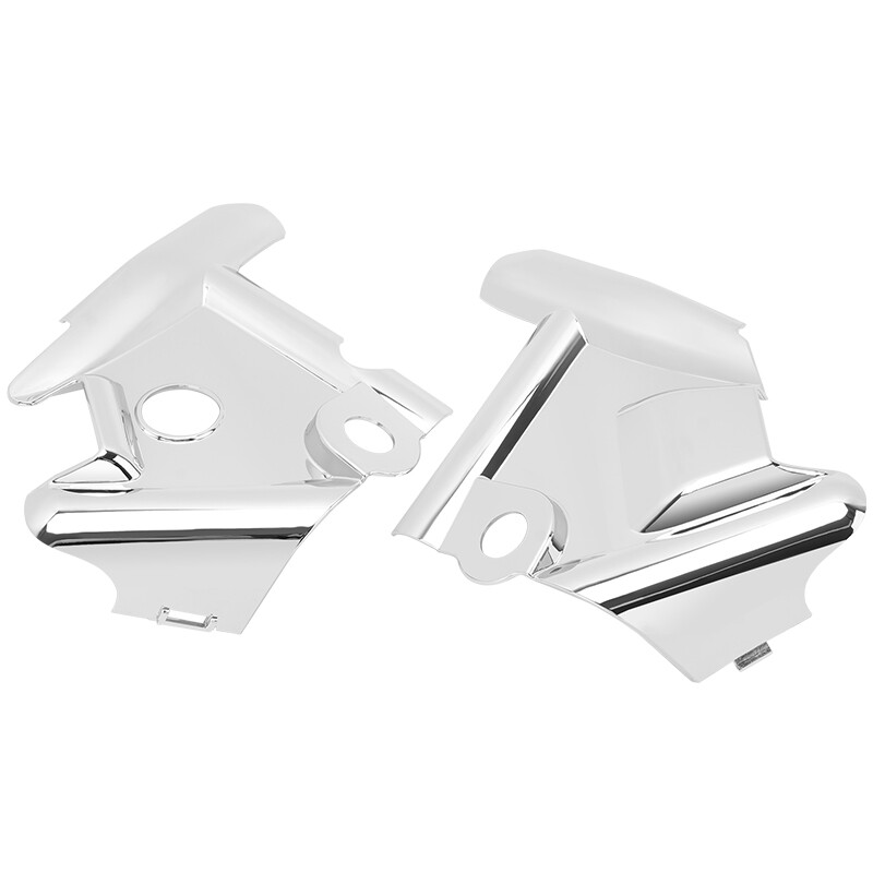 Pair Front Fork Upper Frame Neck Cover For Yamaha V-Star XVS1100 1999-2011