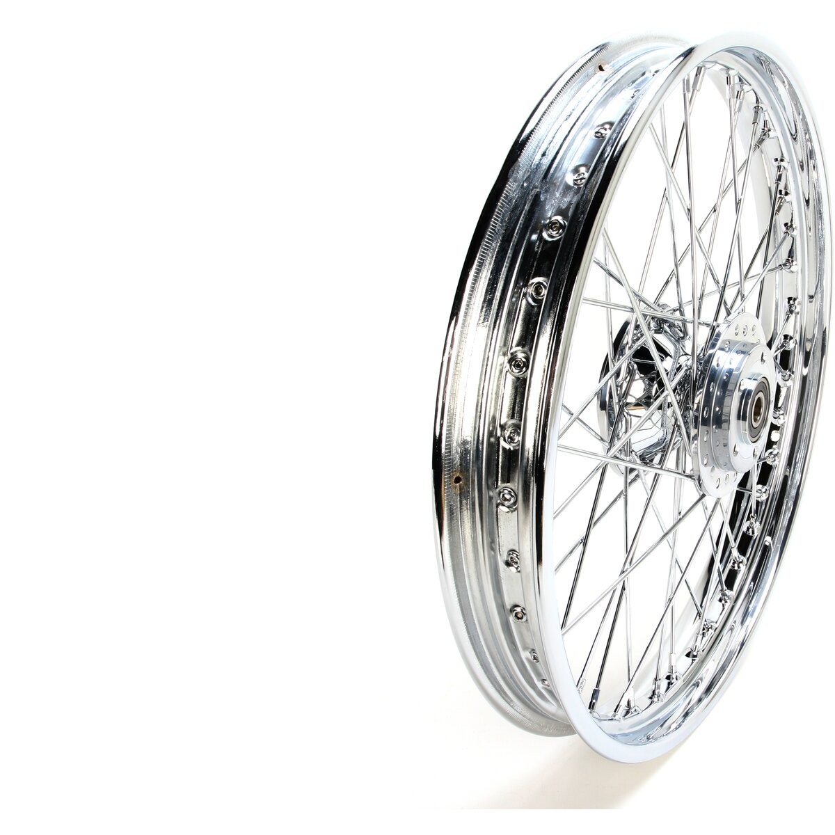 V-Factor Chrome 21×2.15 40 Spoke Front Wheel – 51640