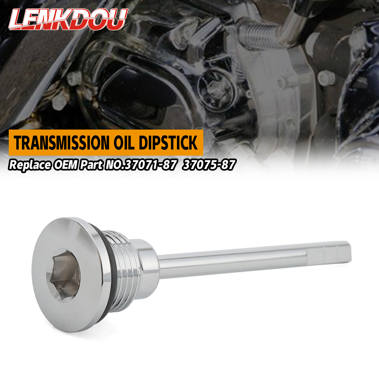 Transmission Filler Plug/ Dipstick For Harley Softail Touring 1987-2006 Dyna FXR