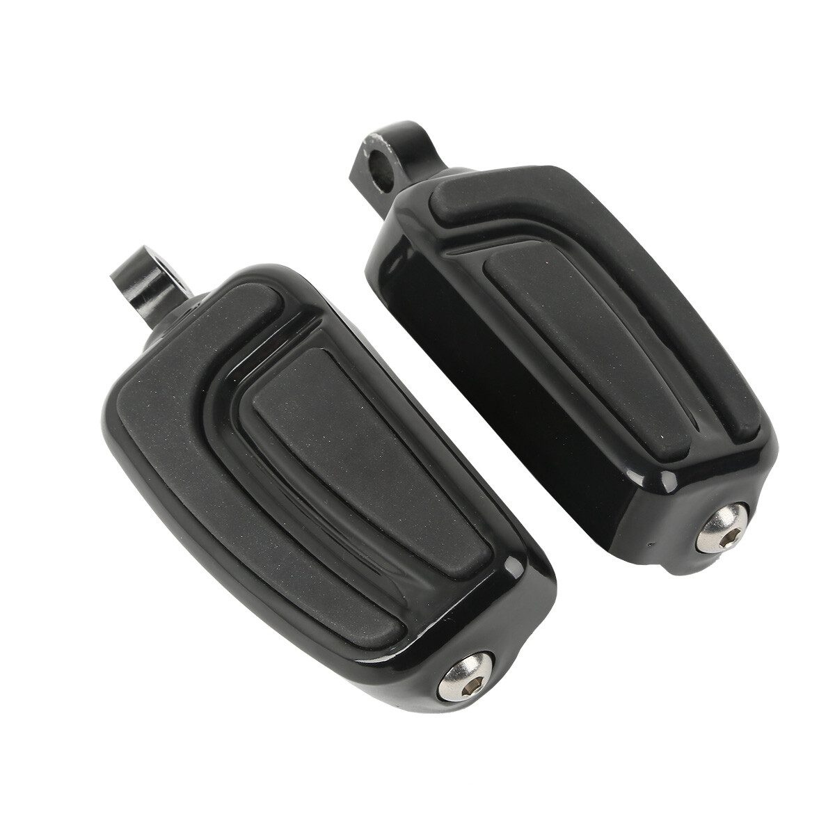 Universal 10mm Male Mount-Style Footpegs Fit For Harley Touring Road King Glide