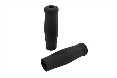 Handlebar Grip Set Black 1909 Style for One Inch Handlebars
