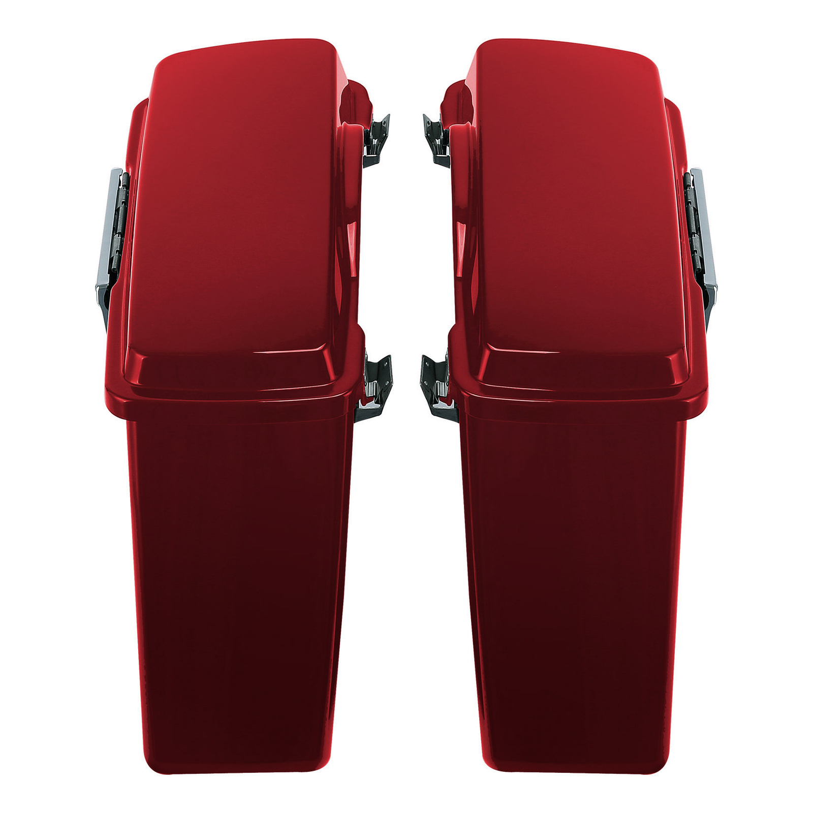Red Hard Saddlebags + Liner Fit For Harley Touring Road Glide Street Glide 94-13