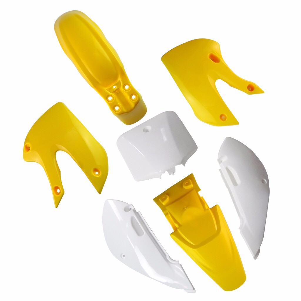 KLX110 Plastic Fender Fairing Body Work Kit For KLX 110 KX65 DRZ 110cc Dirt Bike