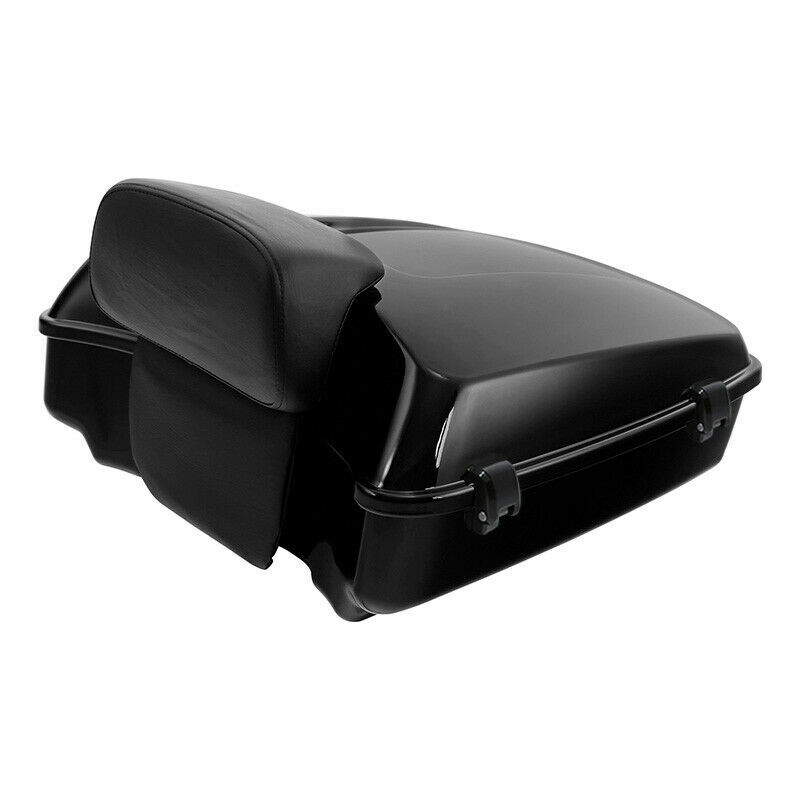 Chopped Trunk Pad Two-Up Mount Rack Fit For Harley Sport Glide FLSB 2018-2025