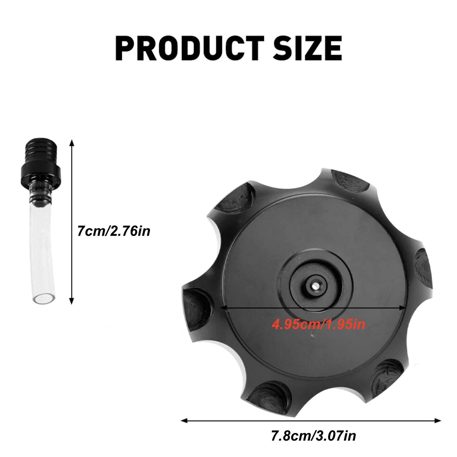 Fuel Tank Cap Vent Valve Breather Tube For Pole thief Bosul Dirt Bike Models