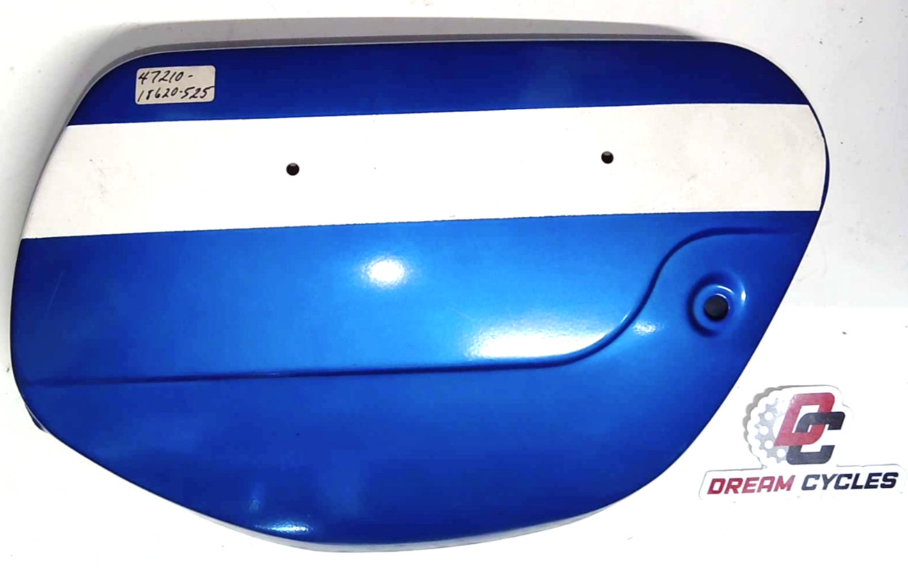 NEW OLD STOCK NOS Suzuki TC250 TC 250 OEM Left Side Cover Panel Blue White OEM