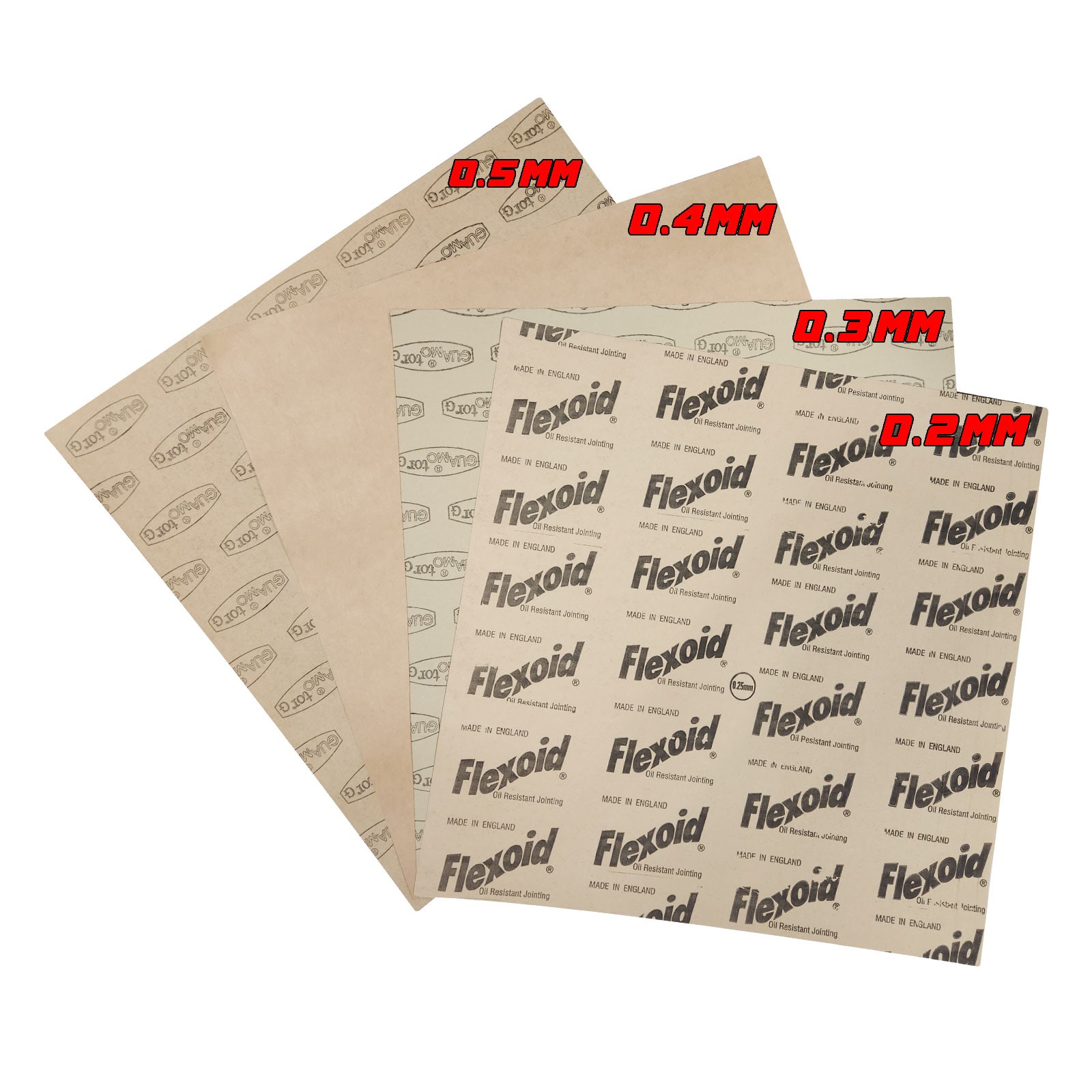 MF8502 Kit 4 Sheets Gasket Paper 480X480Mm Paper 0.2 / 0.3 / 0.4 / 0.5 Mm