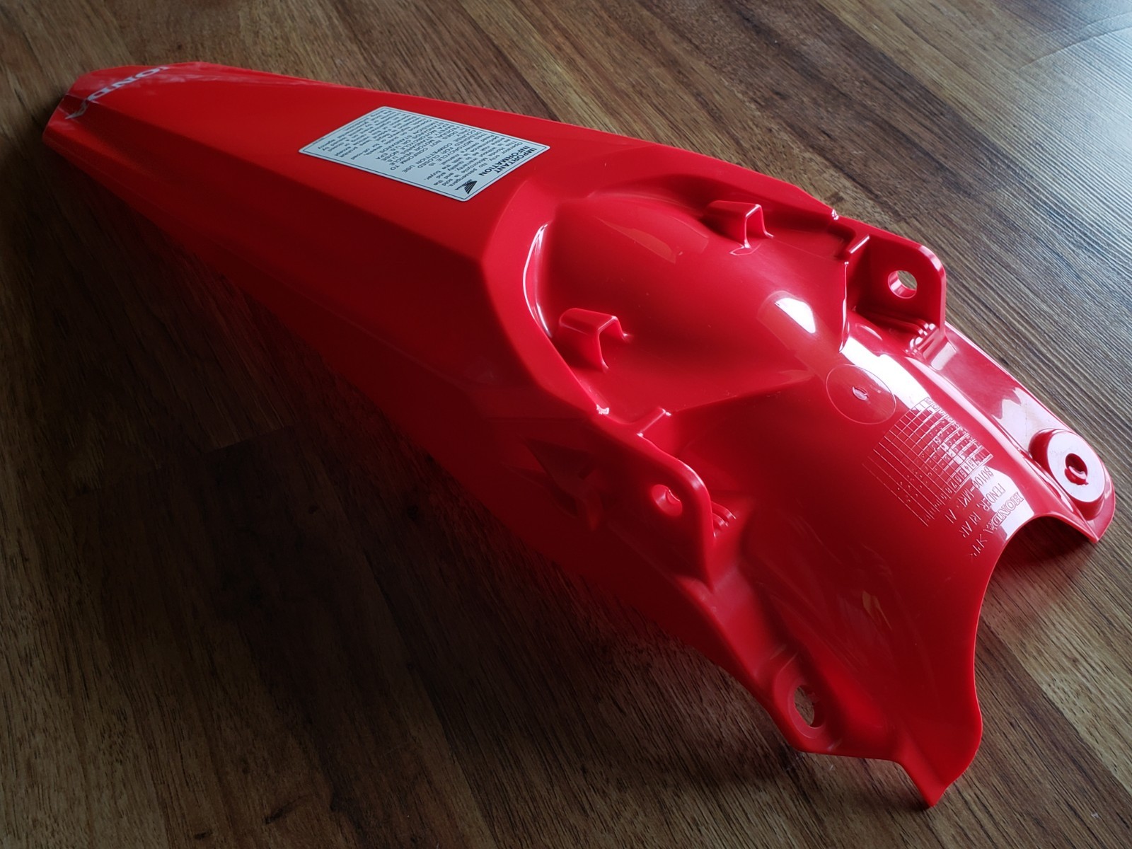 New Honda CRF450R Rear Fender 2021-2026 Plastic Extreme Red OEM 22-26 CRF250R RX
