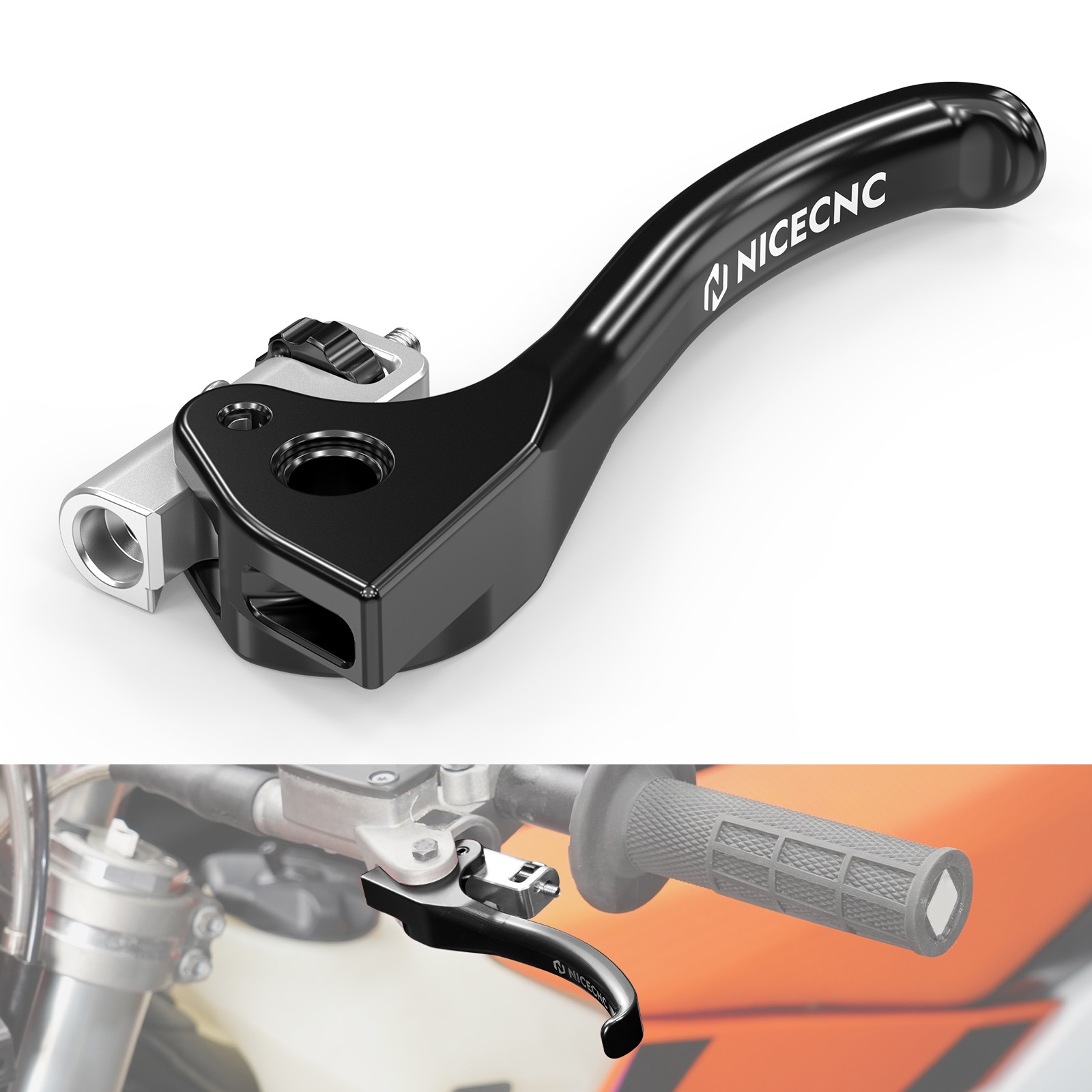 NICECNC Shorty Clutch Lever For KTM 125 250 300 350 450 XC SX XCF SXF 2023-2025