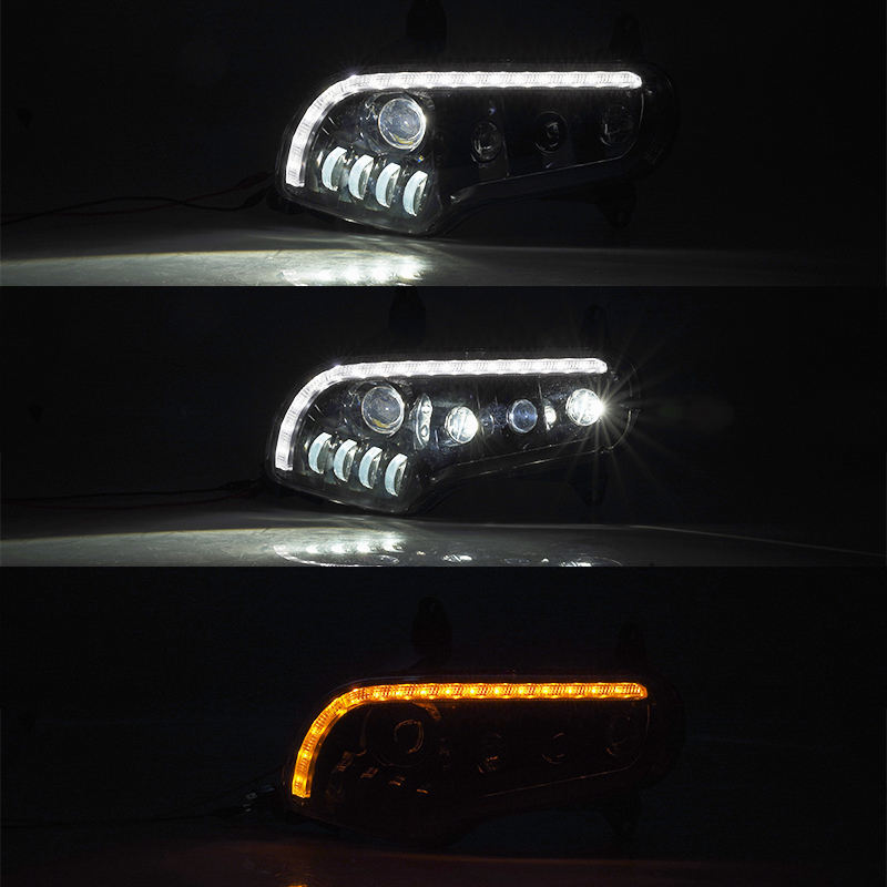 LED Front Headlight Assembly For Honda GoldWing GL1800 2001-2017 Headlamp