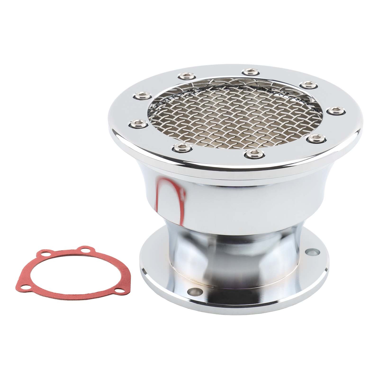 Chrome Velocity Stack CV Carb Carburetor Air Intake Cleaner For Harley Dyna FXST