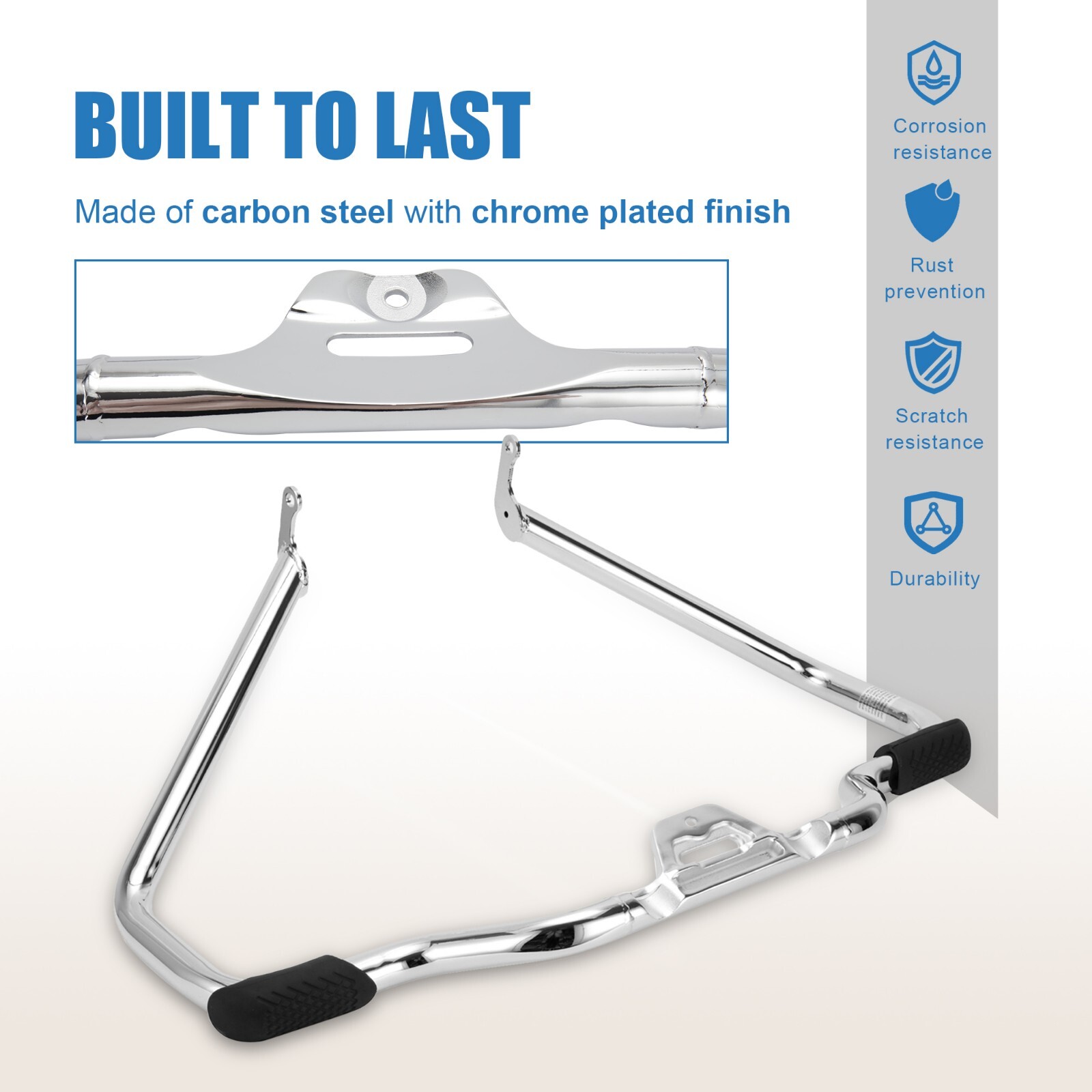 Engine Guard for Harley Softail Fat Boy Street Bob Low Rider 18-up Chrome