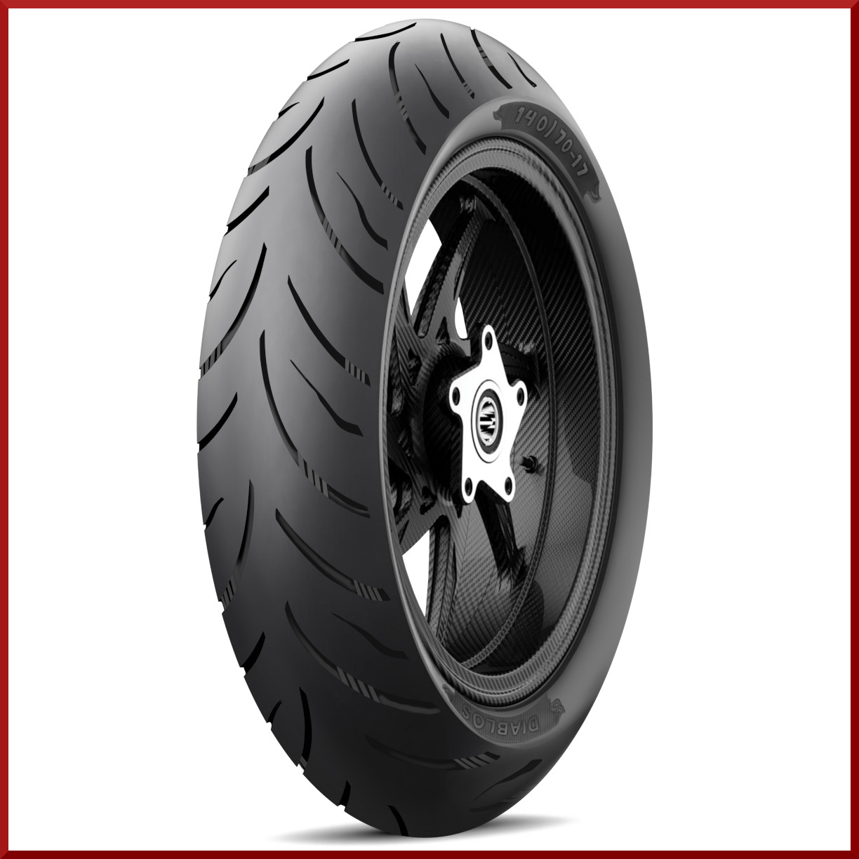 Roadmax Rear 140/70-17 (75H) Motorcycle Tire for Honda Suzuki Yamaha Harley etc