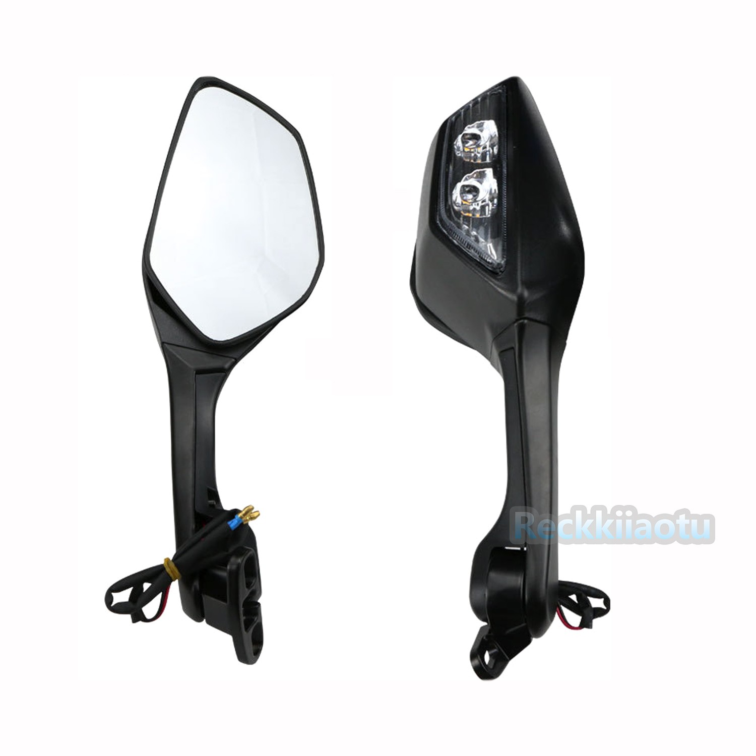 1 Pair Mirror with Turn Signals For Kawasaki Ninja ZX6R ZX636 2009-2023