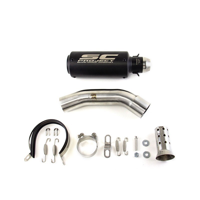 Exhaust Mid Link Pipe Muffler Tip Modified For Duke 390 ADV 390 Svartpilen 401