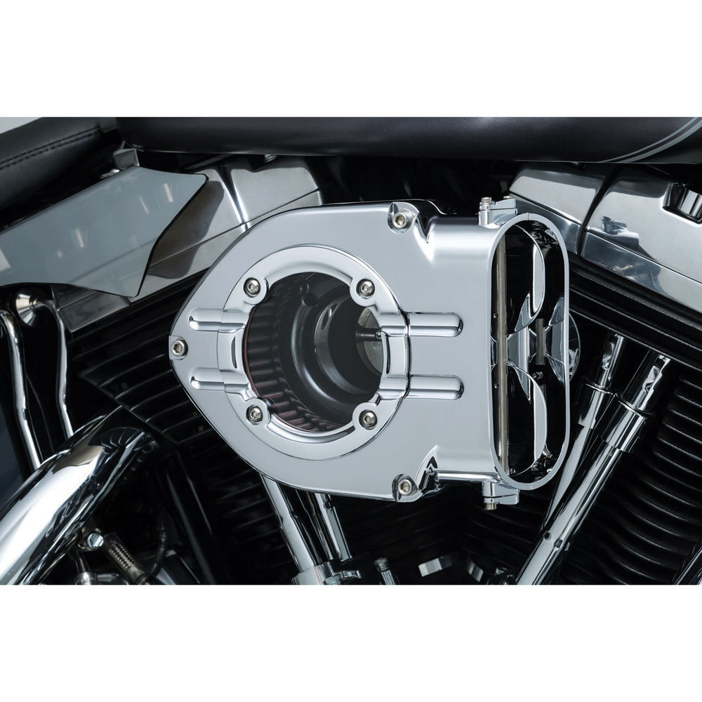 Kuryakyn Chrome Clear Trap Door for Hypercharger Air Cleaners Harley Victory FX