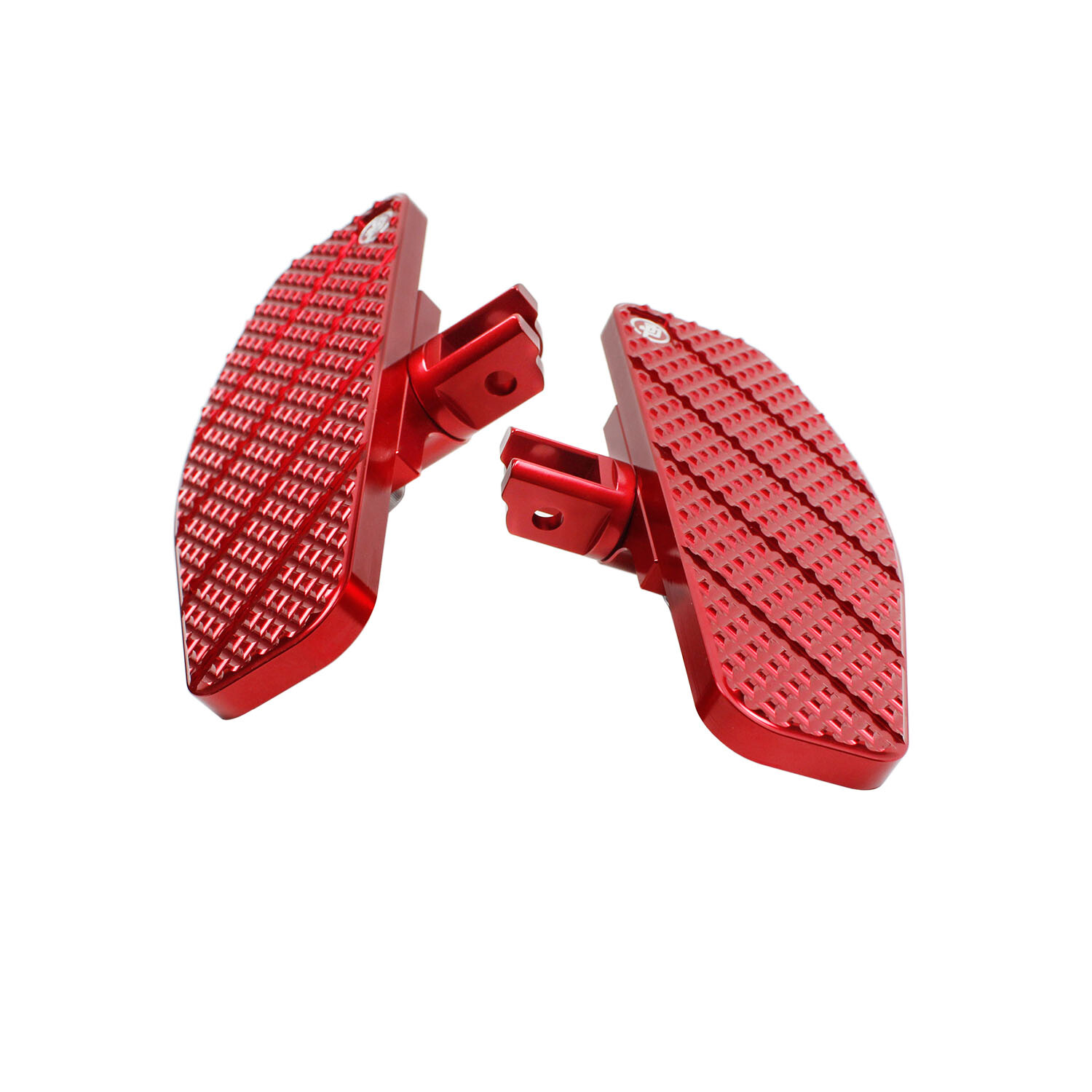 Anit-Slip Red Footboard Pad for Harley Dyna Softail Low Rider FXBB FXDR 18-Later