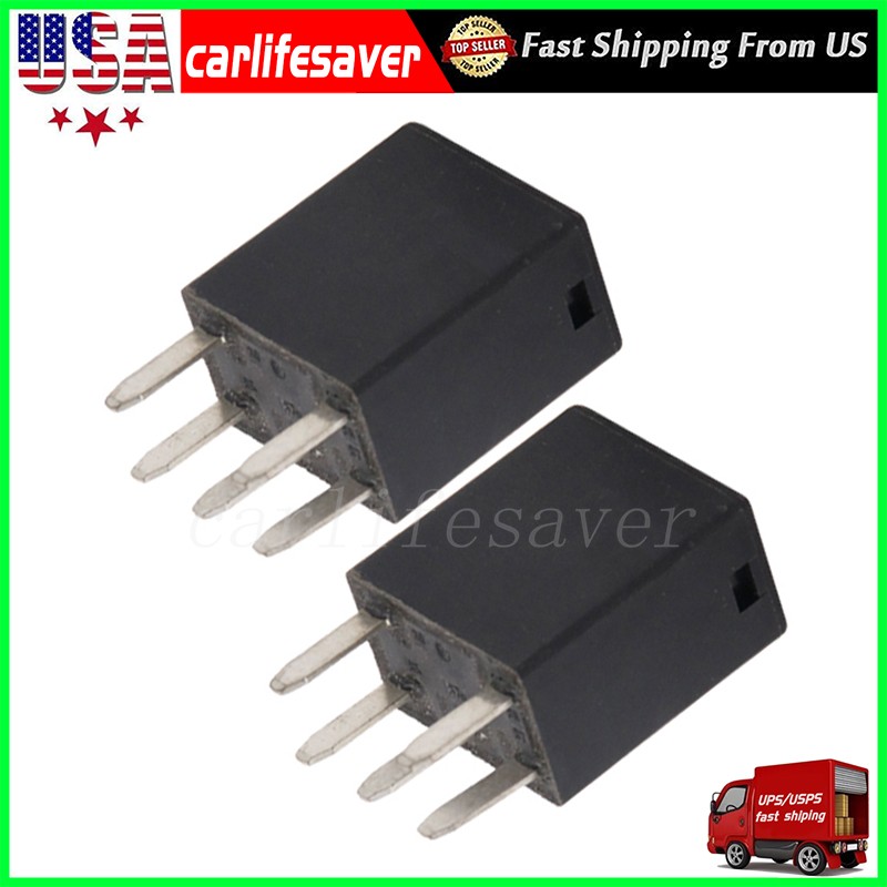 (2 Pack) Relay For SONG CHUAN Automotive Deere 301-1C-C-R1 U01 12VDC, 5 PIN USA