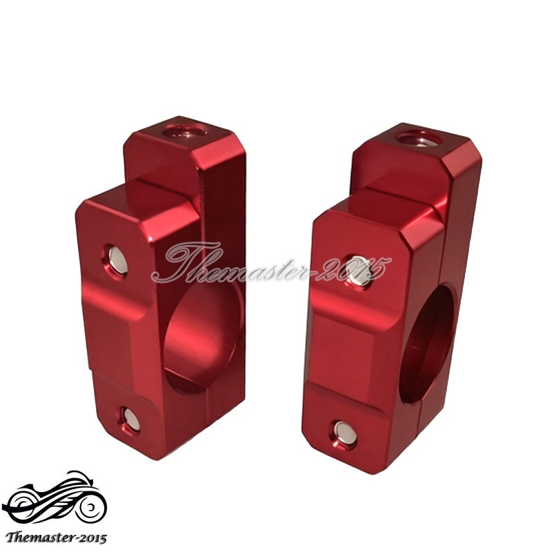 8mm Billet Mirror Bracket Mount Holder M8 X 1.25mm For 7/8″ Handlebar Motorcycle