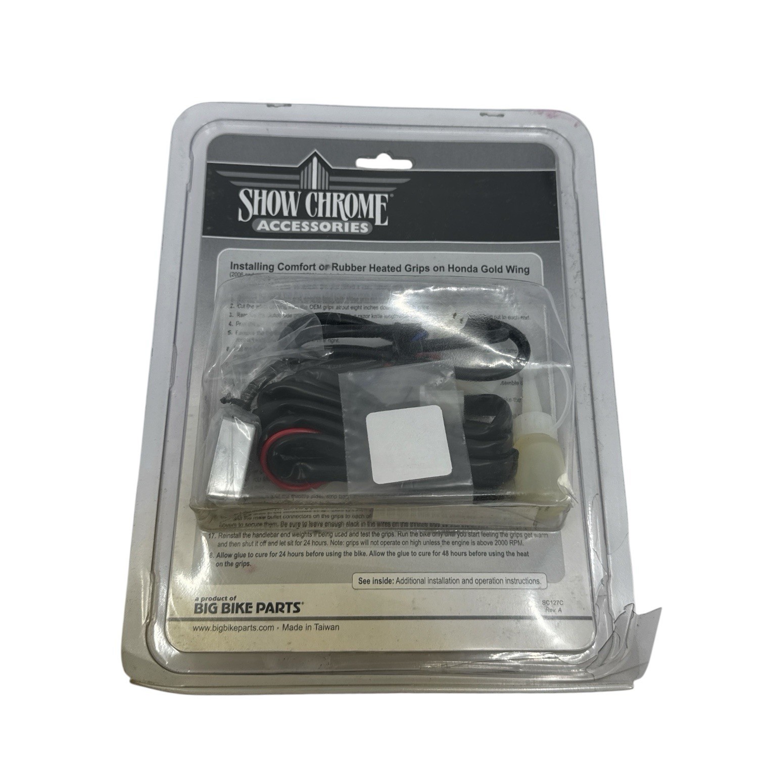 Show Chrome Comfort Heated Grips for Honda Gl 1800 Part #17-380 New