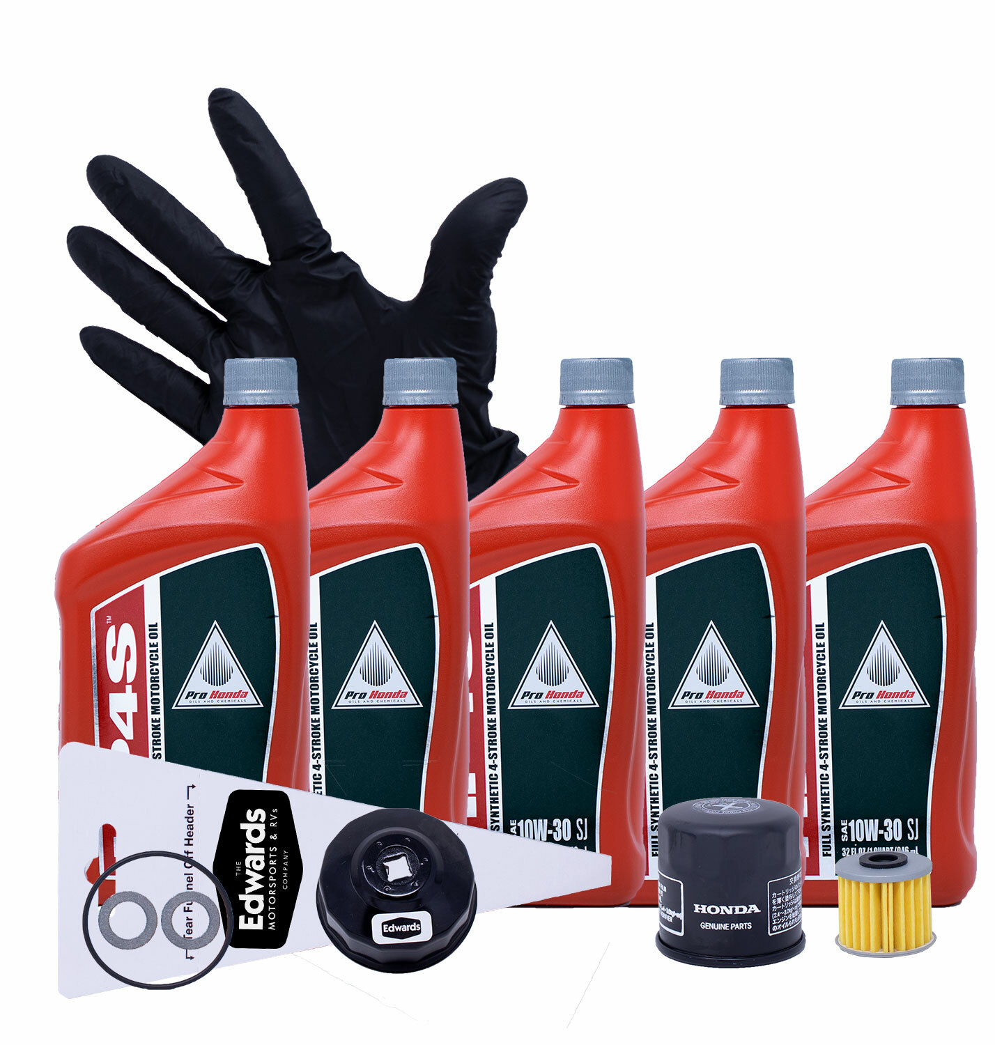 2016 – 2019 Honda African Twin Dual Trans (Full Synthetic) Oil Change Kit