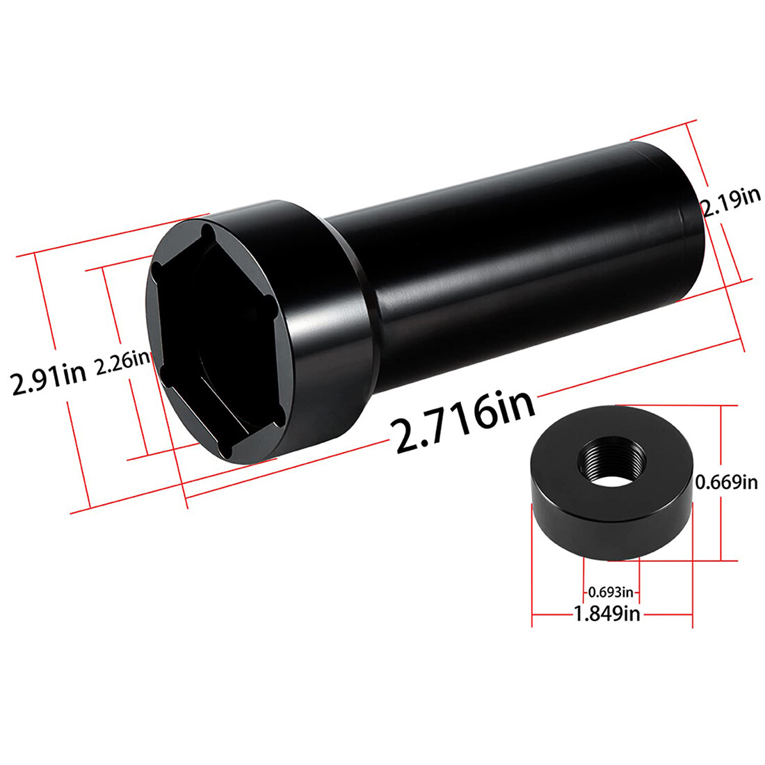 For 2007+ Harley Twin Cam Mainshaft Sprocket Wrench Tool Pulley Lock 2 1/4″ Nut