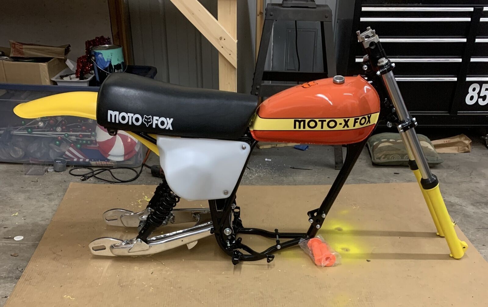 Moto X Fox Stencil Set RM RN YZ KX CR 125 250 360 400 500 VMX AHRMA RACE WORKS