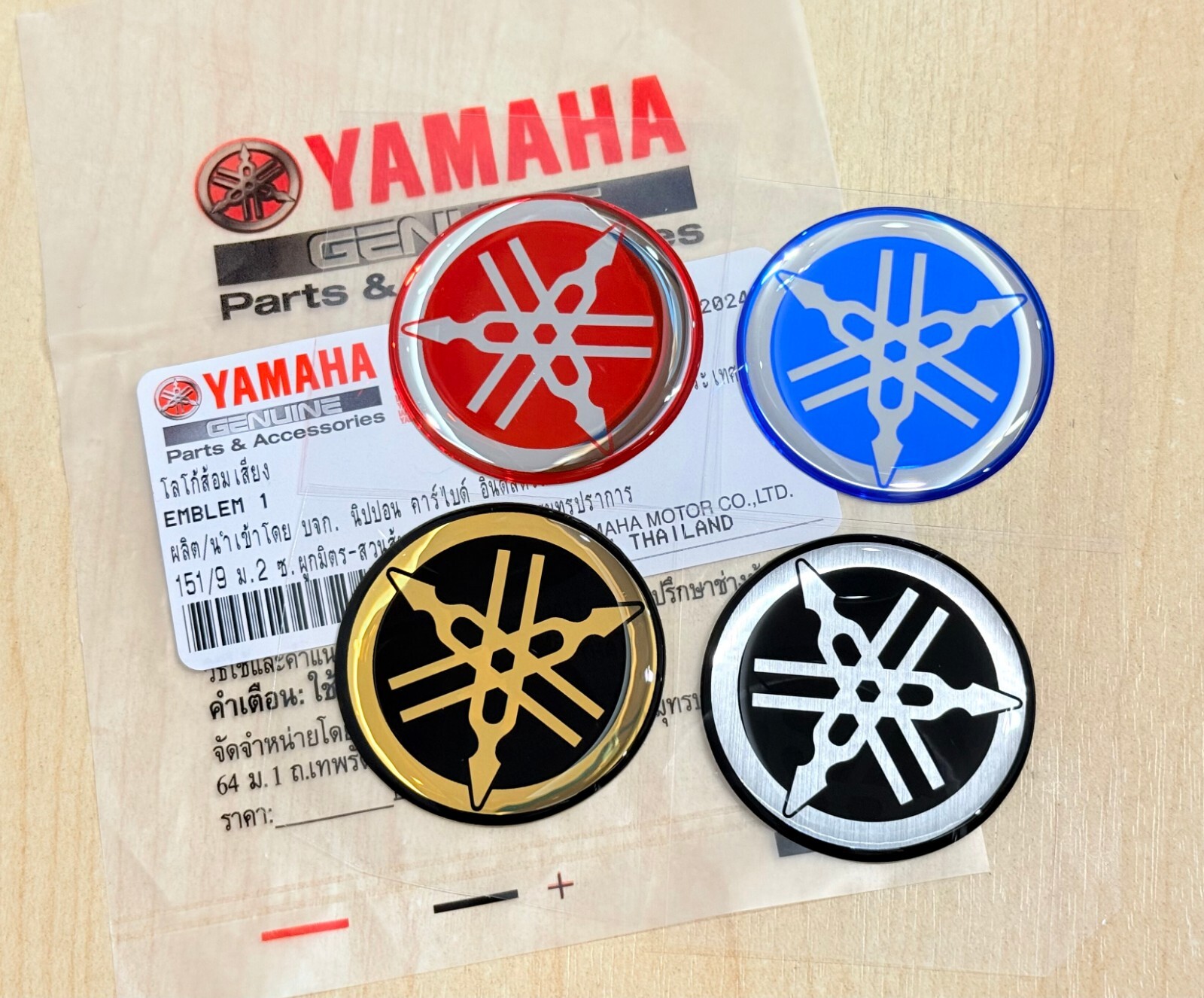 YAMAHA STICKER LOGO TUNING FORK DECAL EMBLEM 12-55 mm ” ALL COLOR ALL SIZE