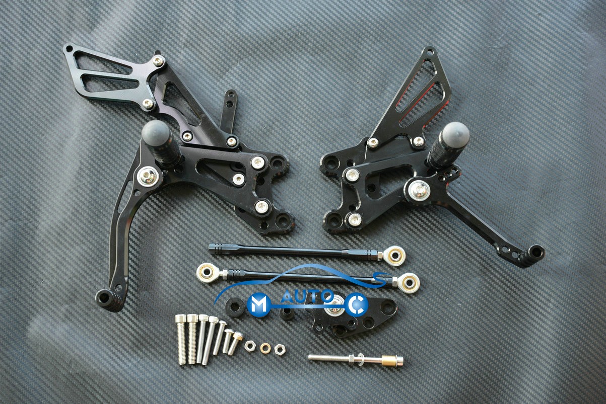 CNC Adjustable Rearset Foot pegs Rear set For Honda CBR 600 RR 07-17 08 12 14 16