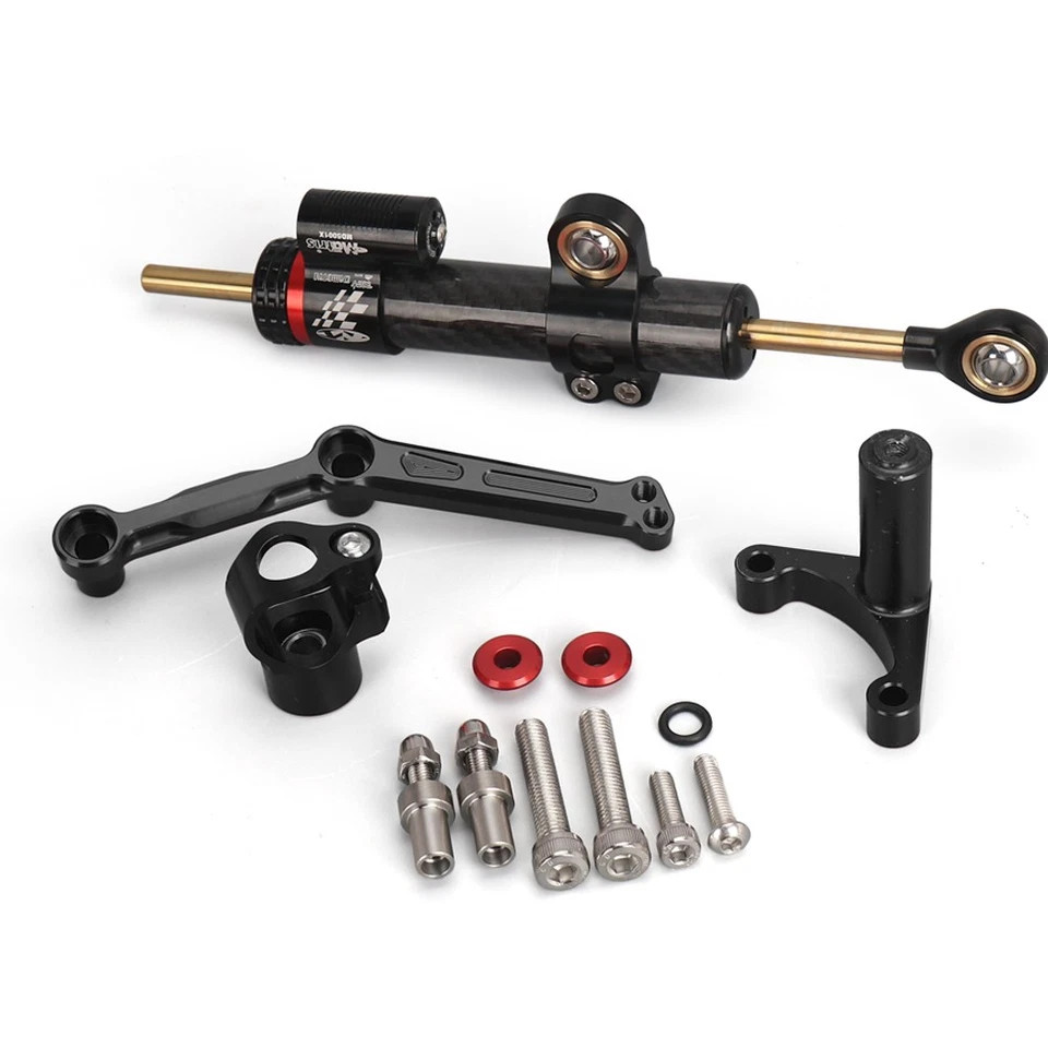 For Ducati Monster 797 821 1200/S Steering Stabilize Damper Bracket Mount Kit