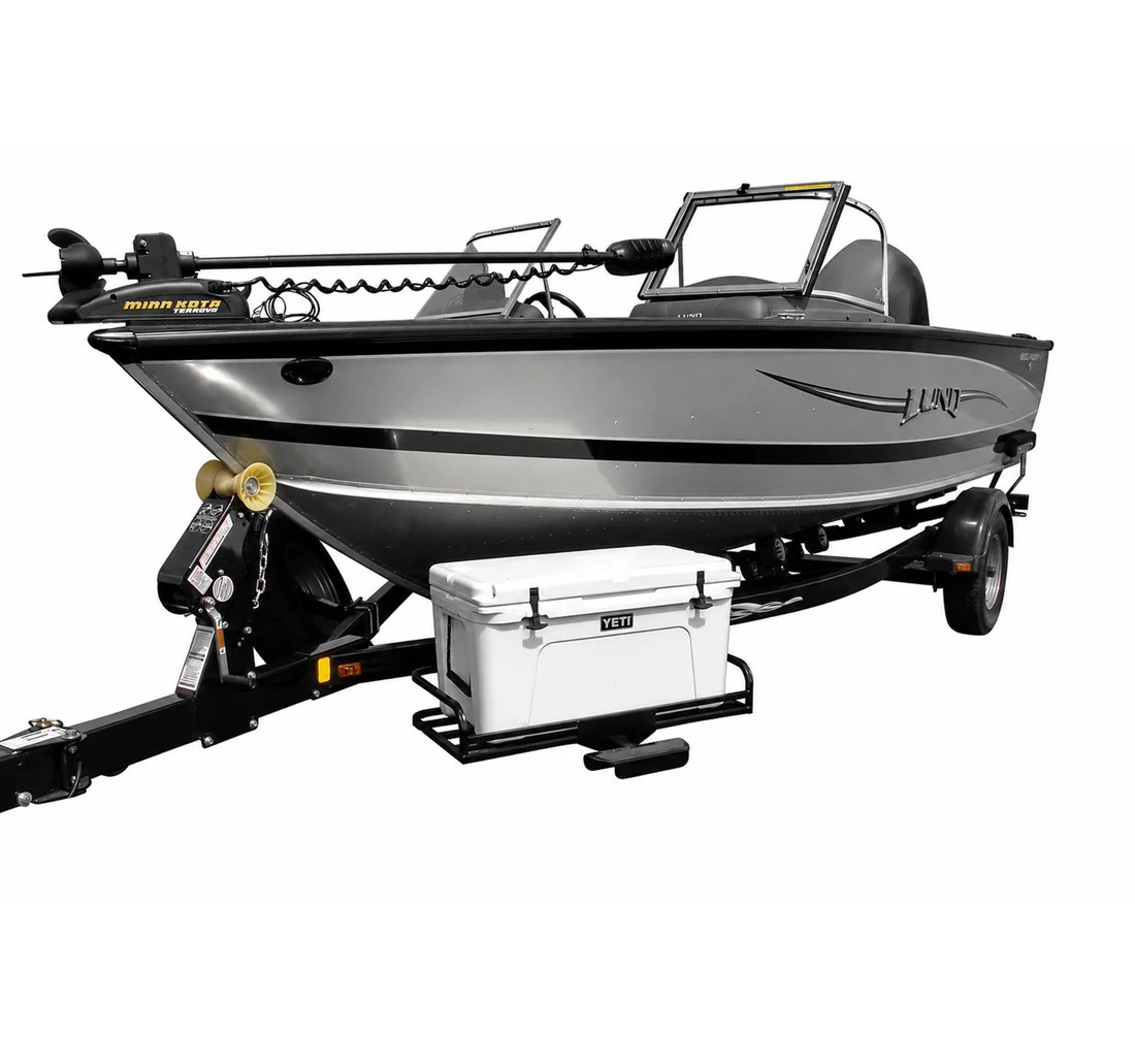 HERC OUTDOORS Boat & Marine Trailer Gear Rack, bolt-on kit, for any boat trailer
