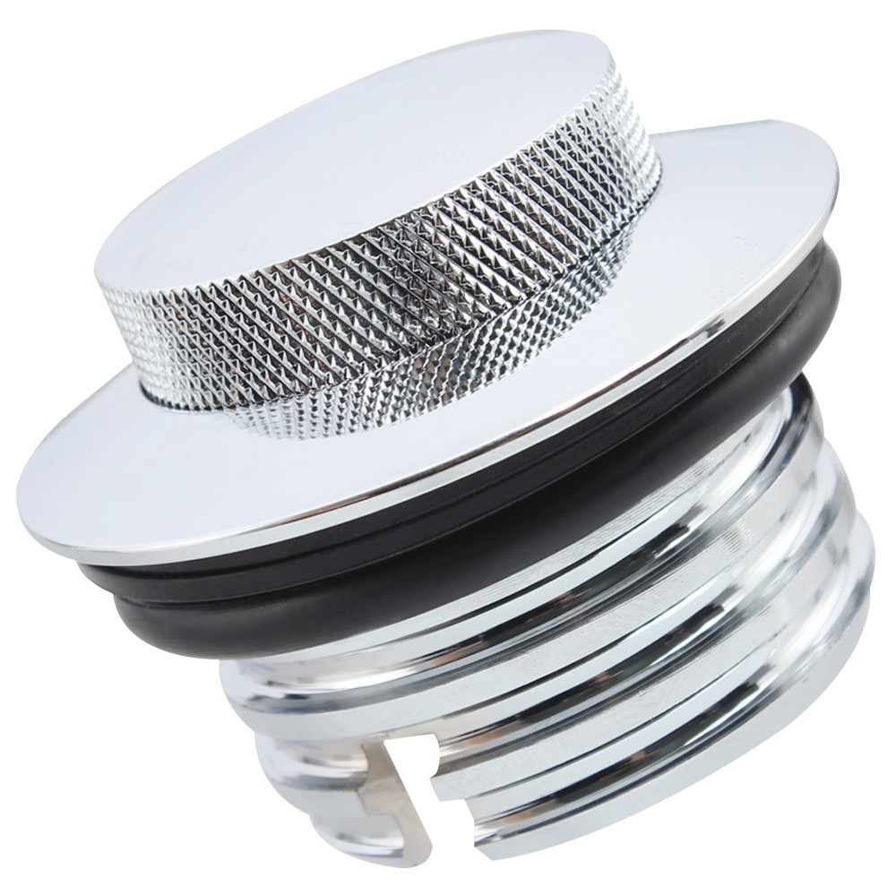 Chrome Flush Mount Pop Up Fuel Vented Tank Gas Cap For Harley Davidson 1988-2024
