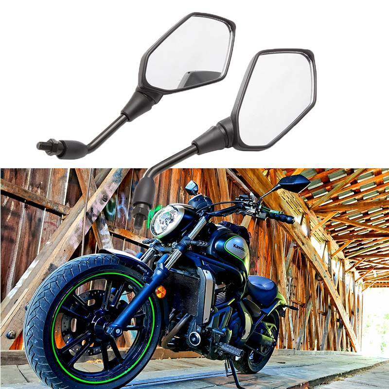 Motorcycle Rear View Side Mirrors For 2019 2018 2017 2016 Kawasaki Vulcan 650 s
