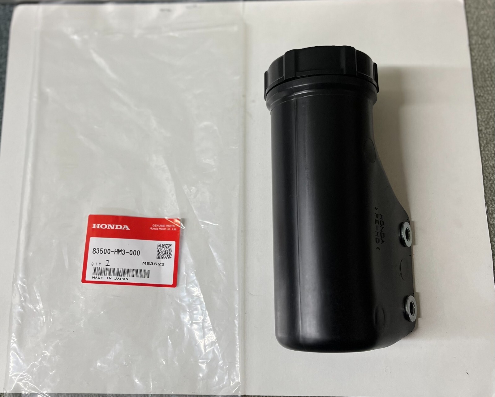 HONDA REAR STORAGE PLASTIC TOOL BOX & CAP TRX300EX,TRX300X,TRX250R TRX400EX,250X