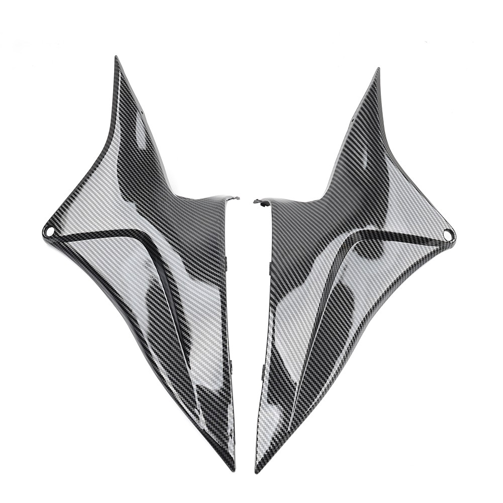 Carbon Fiber Gas Tank Side Fairing Knee Cover For Honda CBR600RR 2007-2012