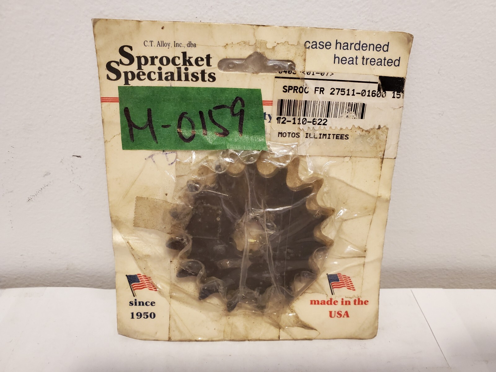 Front Sprocket 27511-01600 15T Sprocket Specialists – (M-0159)